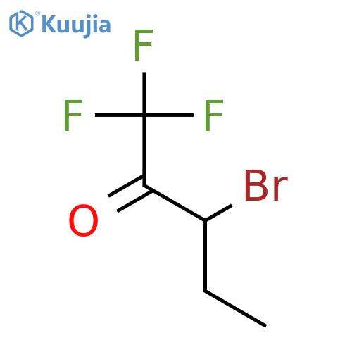 3-Bromo-1,1,1-trifluoro-pentan-2-one structure