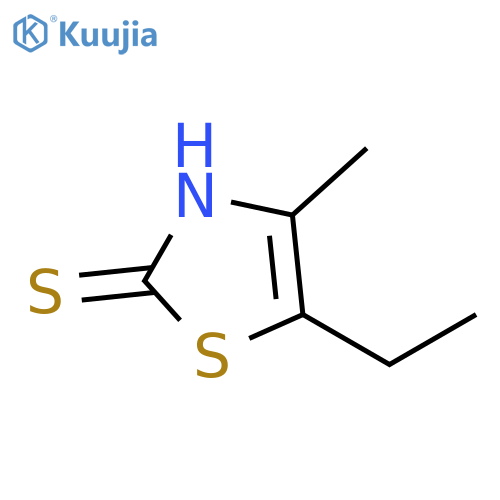 2(3H)-Thiazolethione, 5-ethyl-4-methyl- structure