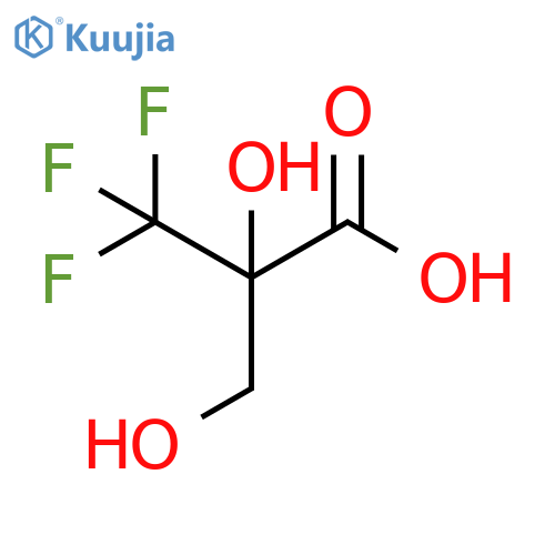 3,3,3-trifluoro-2-hydroxy-2-(hydroxymethyl)propanoic acid structure