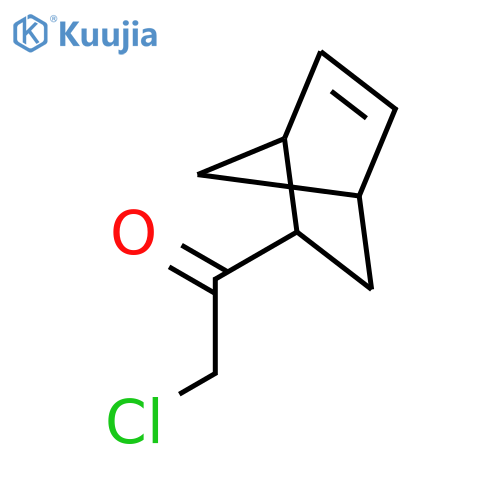 1-{bicyclo2.2.1hept-5-en-2-yl}-2-chloroethan-1-one structure