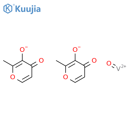 Bis(maltolato)oxovanadium(IV) structure