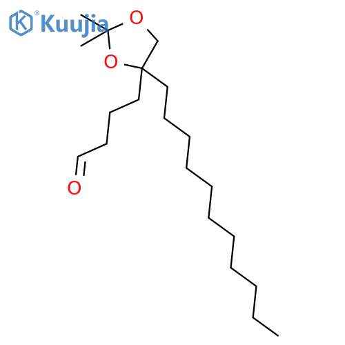 1,3-Dioxolane-4-butanal, 2,2-dimethyl-4-undecyl- structure