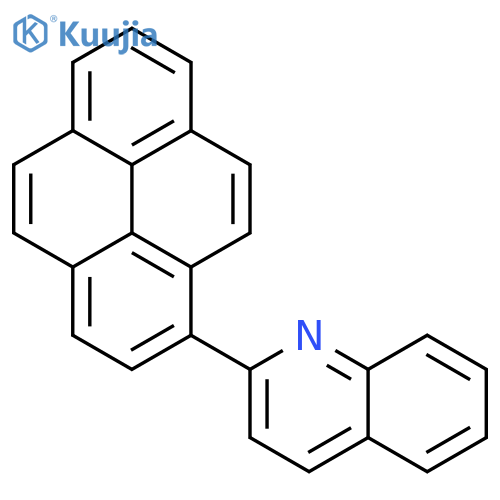 Quinoline, 2-(1-pyrenyl)- structure