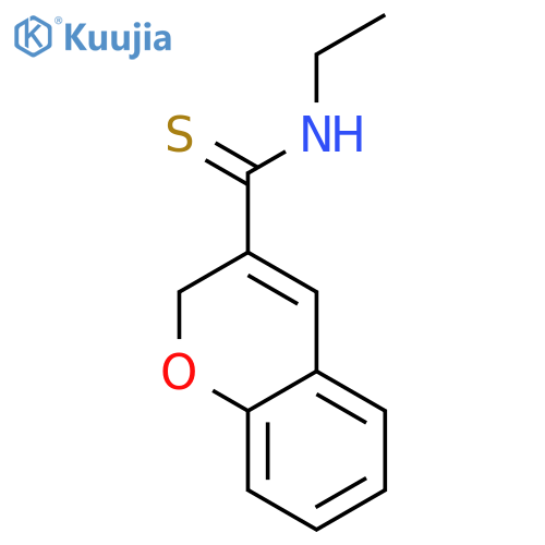 2H-1-Benzopyran-3-carbothioamide, N-ethyl- structure