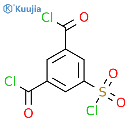 1,3-Benzenedicarbonyl dichloride, 5-(chlorosulfonyl)- structure