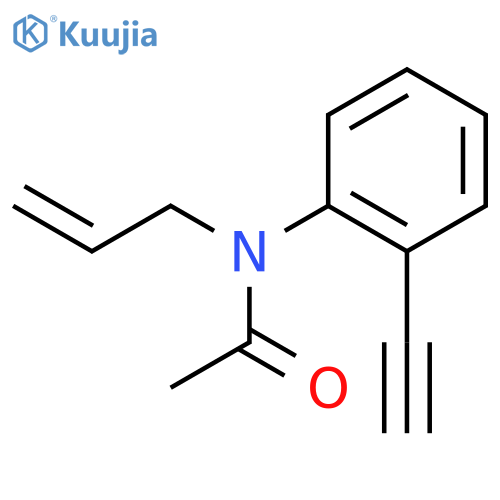 Acetamide, N-(2-ethynylphenyl)-N-2-propenyl- structure