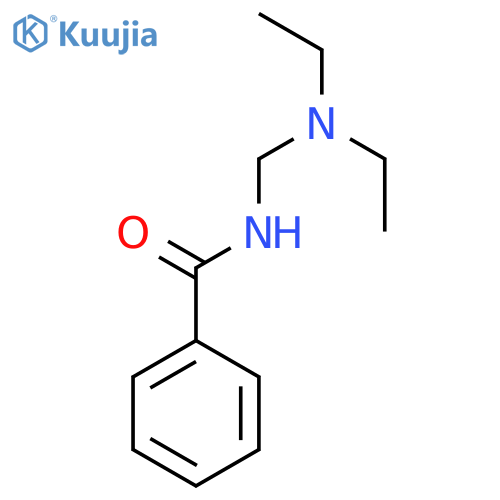Benzamide, N-((diethylamino)methyl)- structure
