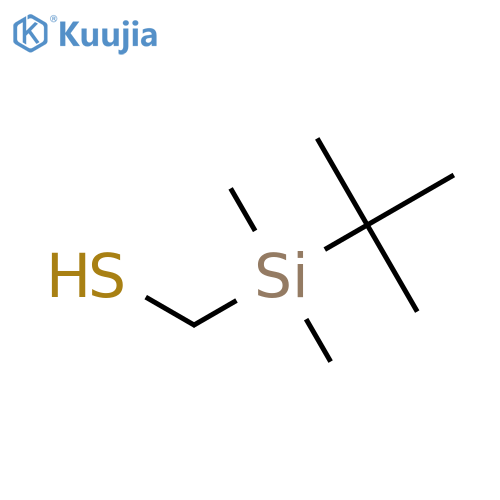 Methanethiol, [(1,1-dimethylethyl)dimethylsilyl]- structure