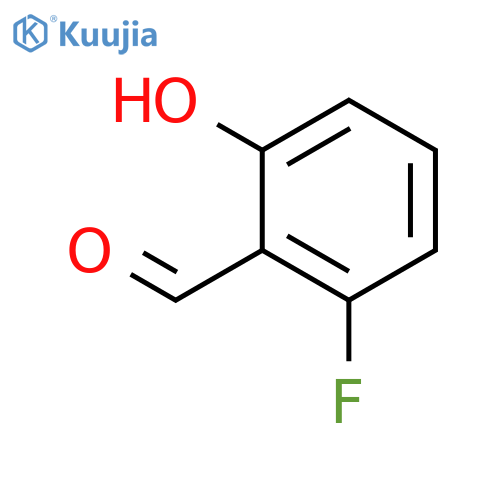 2-Fluoro-6-hydroxybenzaldehyde structure