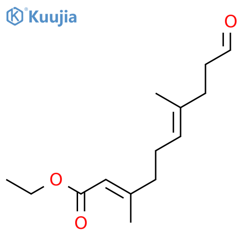 2,6-Decadienoic acid, 3,7-dimethyl-10-oxo-, ethyl ester, (E,E)- structure