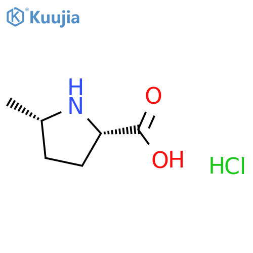rac-(2R,5R)-5-methylpyrrolidine-2-carboxylic acid hydrochloride, cis structure