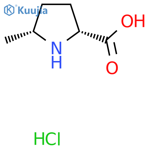 rac-(2R,5R)-5-methylpyrrolidine-2-carboxylic acid hydrochloride, cis structure
