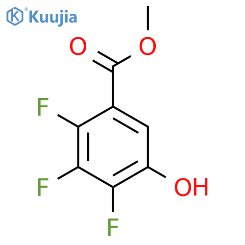 Methyl 2,3,4-trifluoro-5-hydroxybenzoate structure