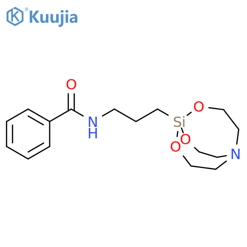Benzamide,N-[3-(2,8,9-trioxa-5-aza-1-silabicyclo[3.3.3]undec-1-yl)propyl]- structure
