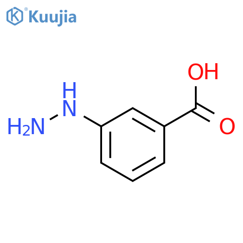 3-Hydrazinobenzoic acid structure