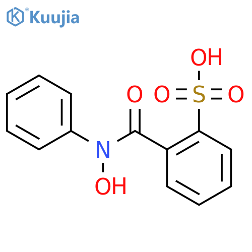 2-[Hydroxy(phenyl)carbamoyl]benzene-1-sulfonic acid structure