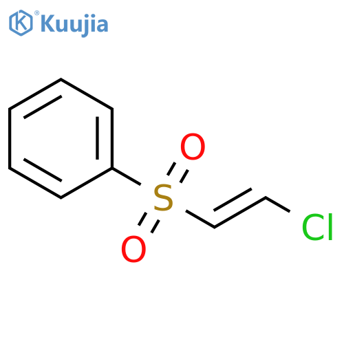 Benzene, [[(1E)-2-chloroethenyl]sulfonyl]- structure