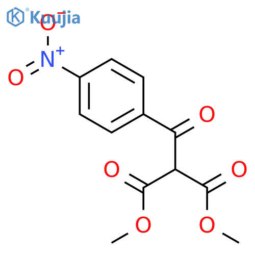 Propanedioic acid, (4-nitrobenzoyl)-, dimethyl ester structure