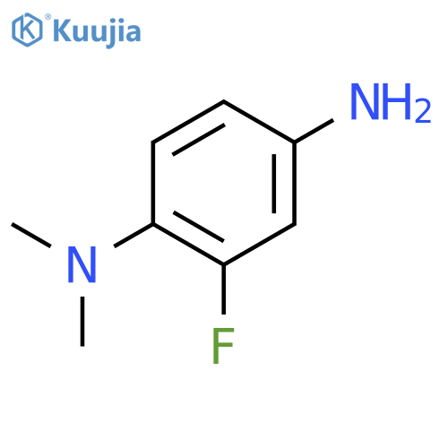 (4-amino-2-fluorophenyl)dimethylamine hydrochloride structure