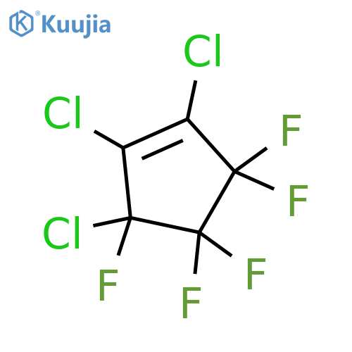 1,2,3-Trichloropentafluorocyclopentene-1 structure