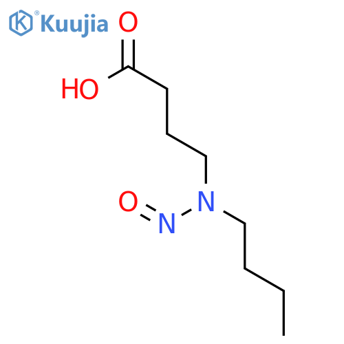 Butyl(3-carboxypropyl)nitrosamine structure
