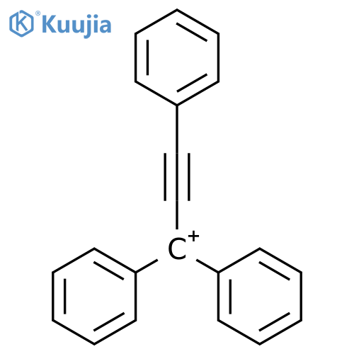 2-Propynylium, 1,1,3-triphenyl- structure