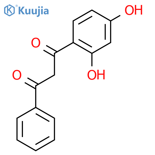 1,3-Propanedione, 1-(2,4-dihydroxyphenyl)-3-phenyl- structure
