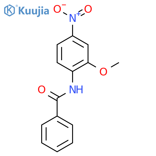 Benzamide,N-(2-methoxy-4-nitrophenyl)- structure