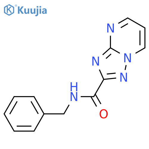 N-benzyl[1,2,4]triazolo[1,5-a]pyrimidine-2-carboxamide structure