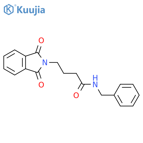 2H-Isoindole-2-butanamide, 1,3-dihydro-1,3-dioxo-N-(phenylmethyl)- structure