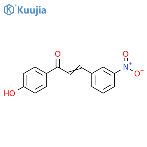 2-Propen-1-one, 1-(4-hydroxyphenyl)-3-(3-nitrophenyl)- structure