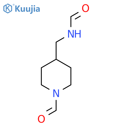 N-(1-Formyl-piperidin-4-ylmethyl)-formamide structure