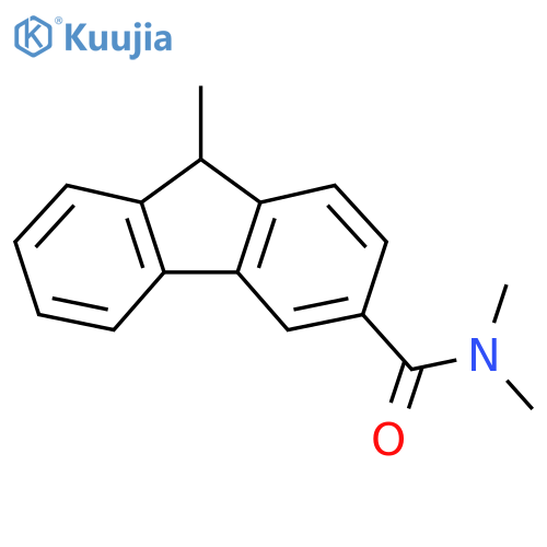 N,N,9-trimethyl-9H-fluorene-3-carboxamide structure