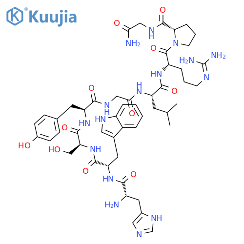 2-10-Luteinizinghormone-releasing factor (swine) (9CI) structure