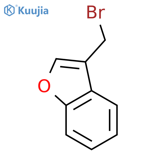 3-(bromomethyl)-1-benzofuran structure