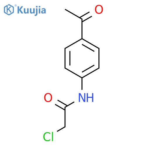 N-(4-Acetylphenyl)-2-chloroacetamide structure