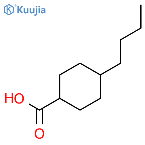 trans-4-Butylcyclohexanecarboxylic Acid structure
