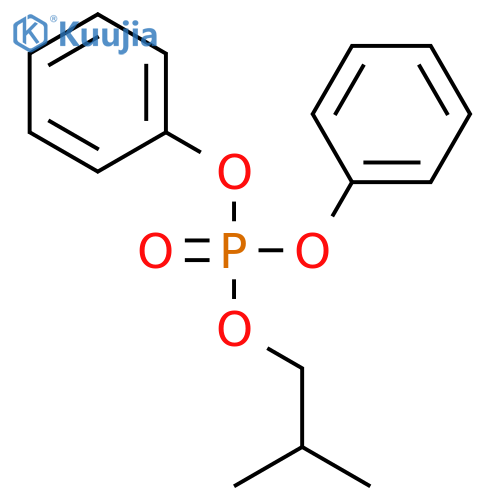 2-Methylpropyl diphenyl phosphate structure