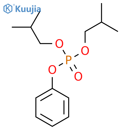 Bis(2-methylpropyl) phenyl phosphate structure