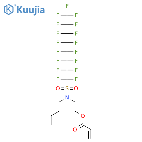 2-Propenoic acid,2-[butyl[(1,1,2,2,3,3,4,4,5,5,6,6,7,7,8,8,8-heptadecafluorooctyl)sulfonyl]amino]ethylester structure