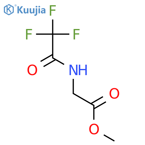 Methyl 2-[(2,2,2-trifluoroacetyl)amino]acetate structure