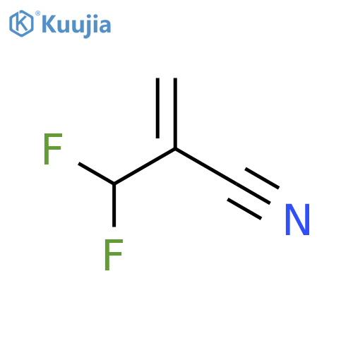 2-(difluoromethyl)prop-2-enenitrile structure