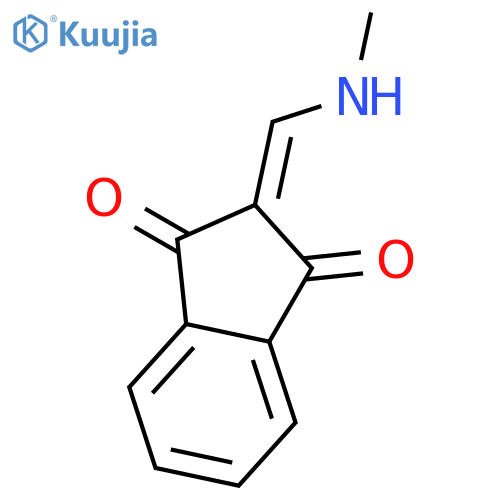 2-[(methylamino)methylidene]-1H-indene-1,3(2H)-dione structure