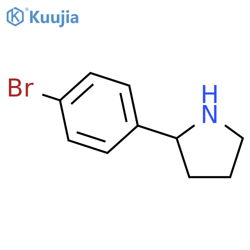 2-(4-Bromophenyl)pyrrolidine structure