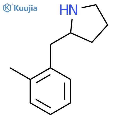 2-(2-methylbenzyl)pyrrolidine structure
