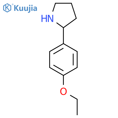2-(4-ethoxyphenyl)pyrrolidine structure