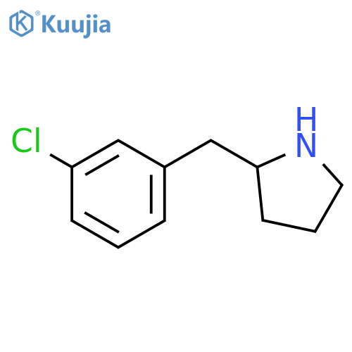 2-(3-Chlorobenzyl)pyrrolidine structure