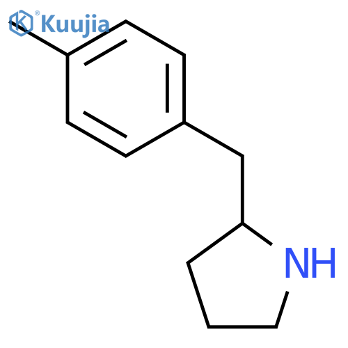 2-(4-methylbenzyl)pyrrolidine structure