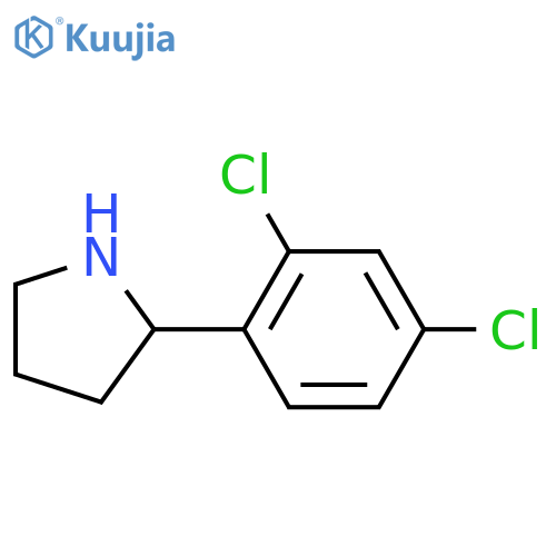 2-(2,4-dichlorophenyl)pyrrolidine structure