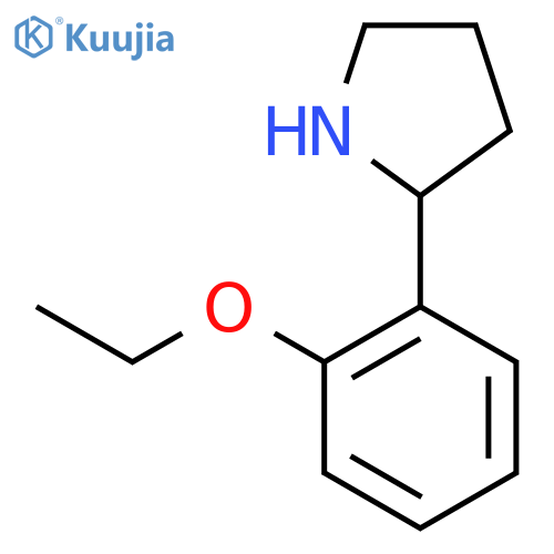 2-(2-ethoxyphenyl)pyrrolidine structure